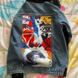 Fashion Nova Unisex Zip-Up Jean Jacket